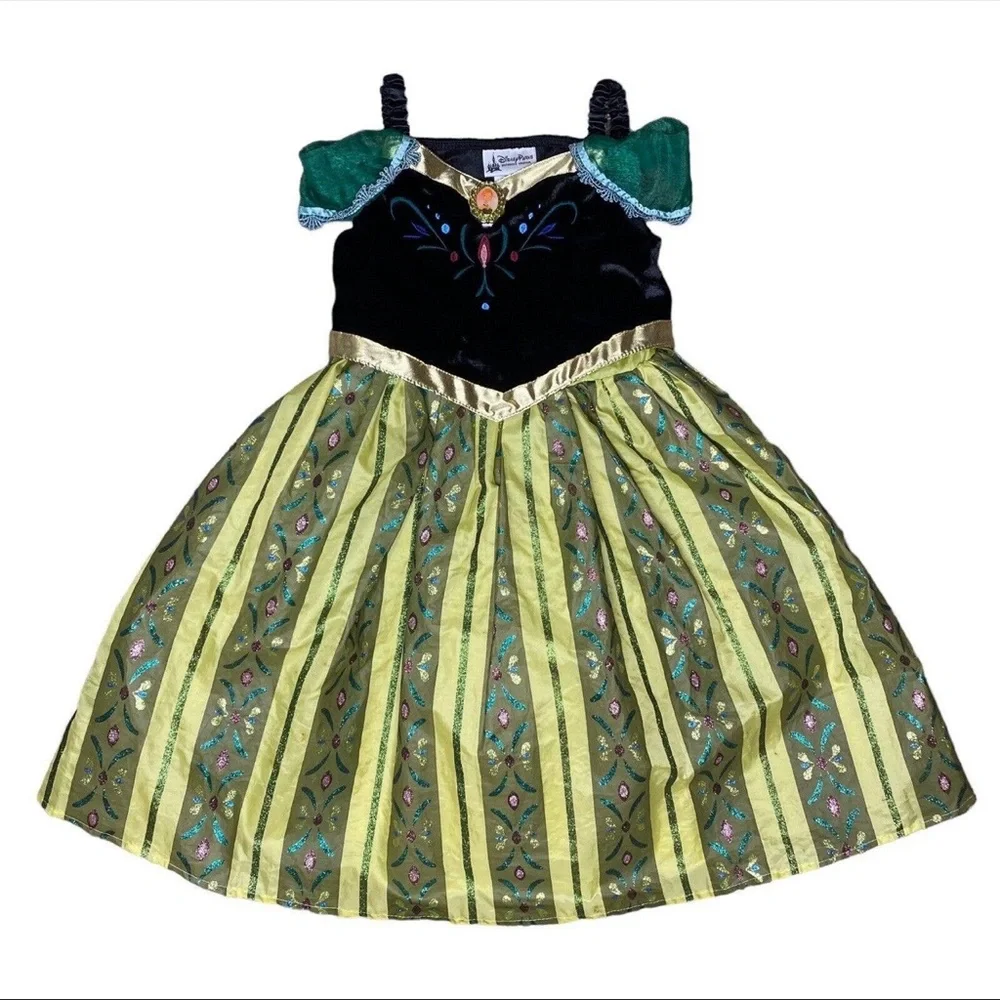 Authentic Disney Parks Frozen Princess Anna Coronation Day Gown Costume
